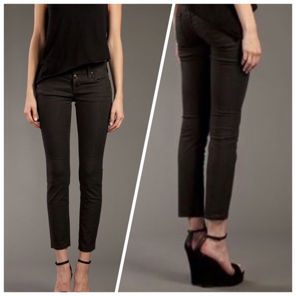 Vince Denim - Vince Luce Crop In Charcoal